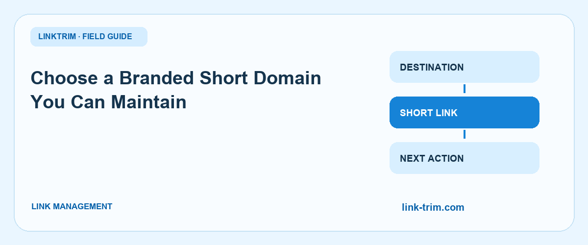 Choose a Branded Short Domain You Can Maintain
