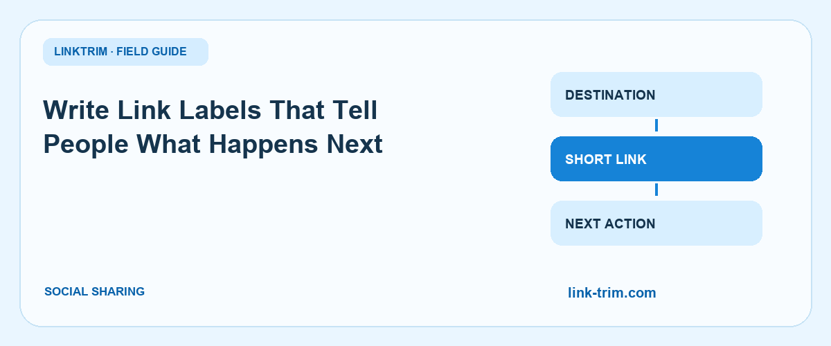 Write Link Labels That Tell People What Happens Next