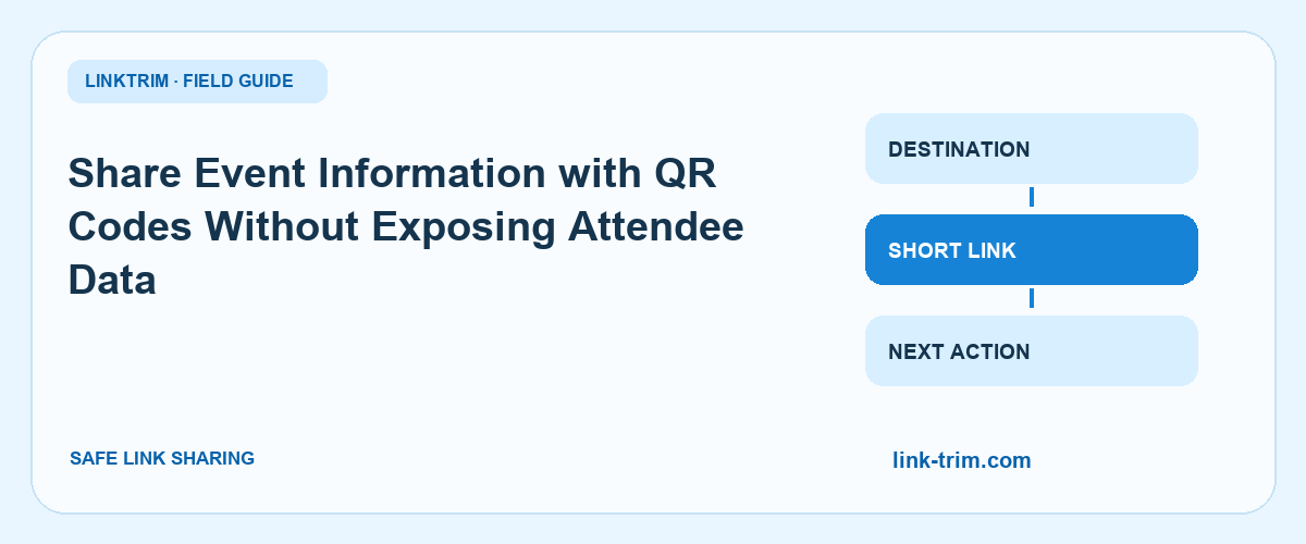 Share Event Information with QR Codes Without Exposing Attendee Data