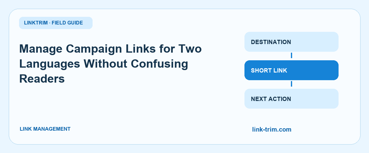 Manage Campaign Links for Two Languages Without Confusing Readers